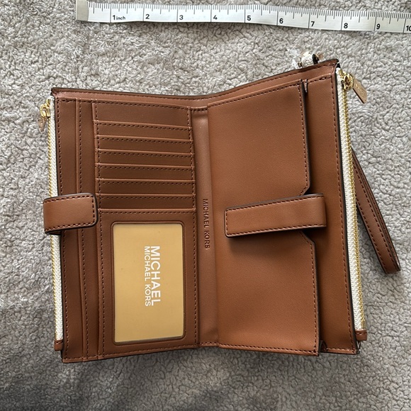 Michael Kors Beige Wristlet - Picture 5 of 8